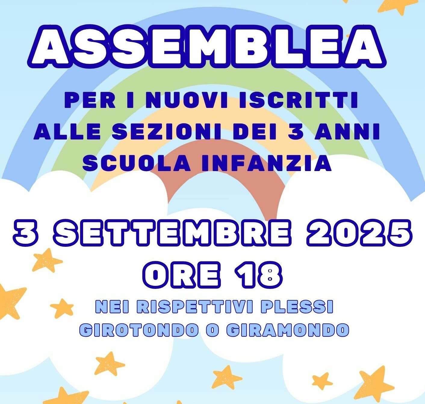 Assemblea Scuole Infanzia