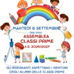 Assemblea classi prime sc. primaria a.s. 2026/2027