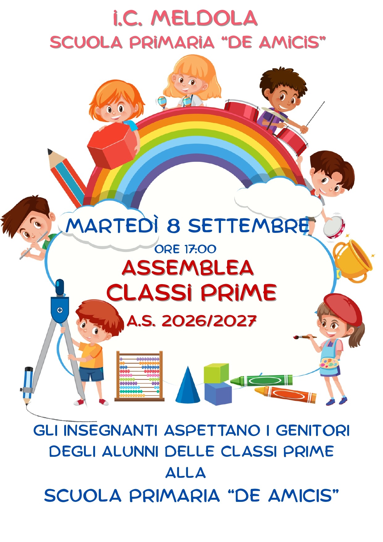 Assemblea classi prime sc. primaria a.s. 2026/2027