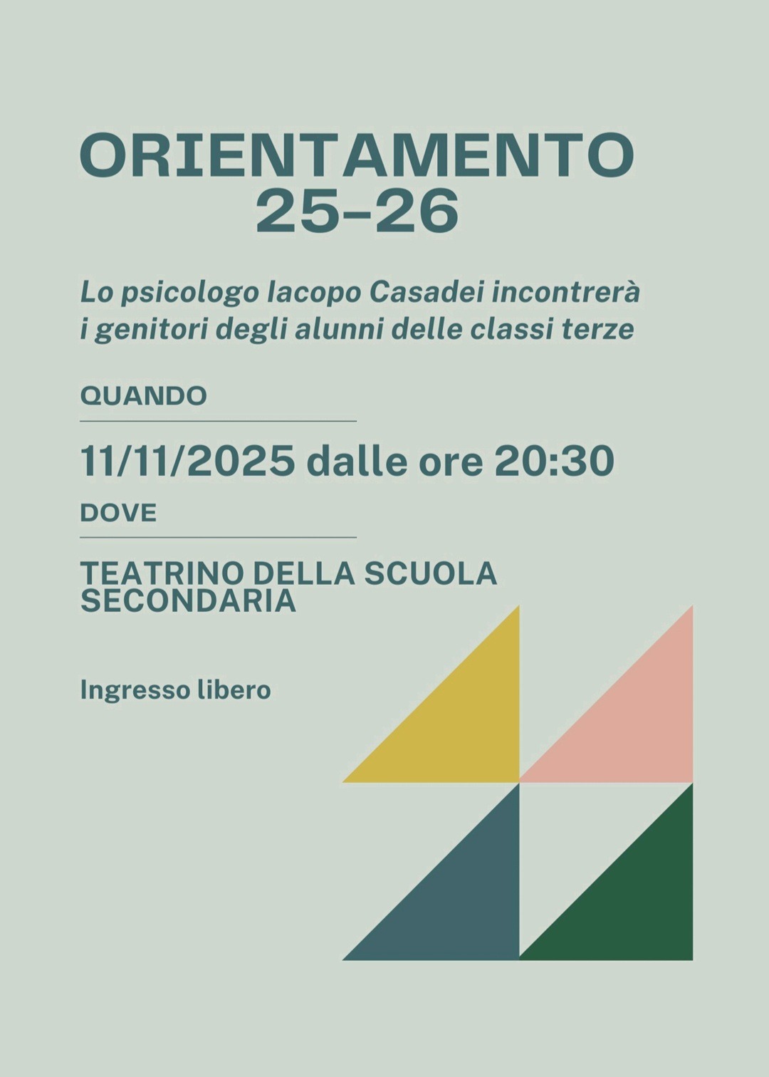 SERATE ORIENTAMENTO a.s. 2025-2026