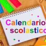 Calendario delle lezioni a.s.2025/2026