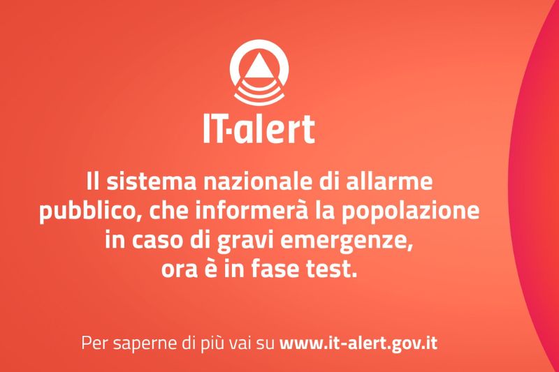 Allertamento di protezione civile e sistema di allarme pubblico IT-Alert in riferimento alle attività di protezione civile